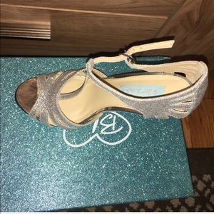 Betsy Johnson silver heels